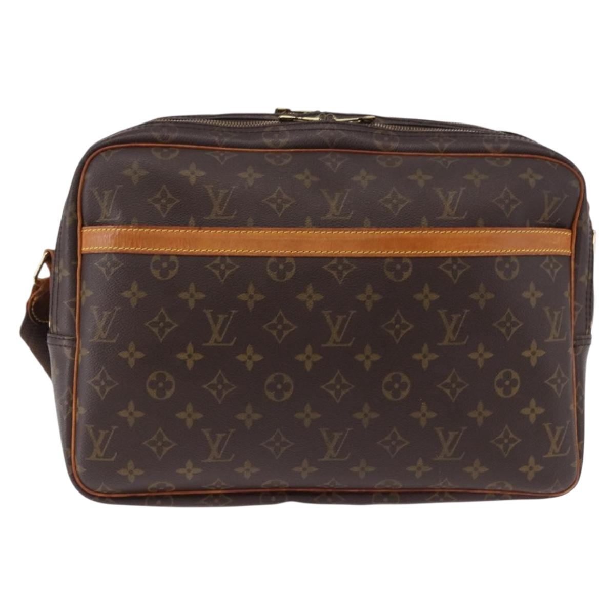 LOUIS VUITTON Monogram Reporter GM Shoulder Bag M45252 LV Auth ka5238