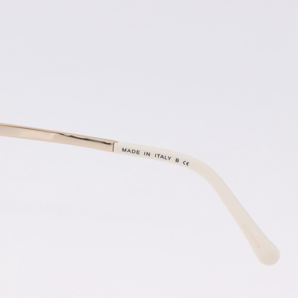 CHANEL Sunglasses plastic White CC Auth ka5239