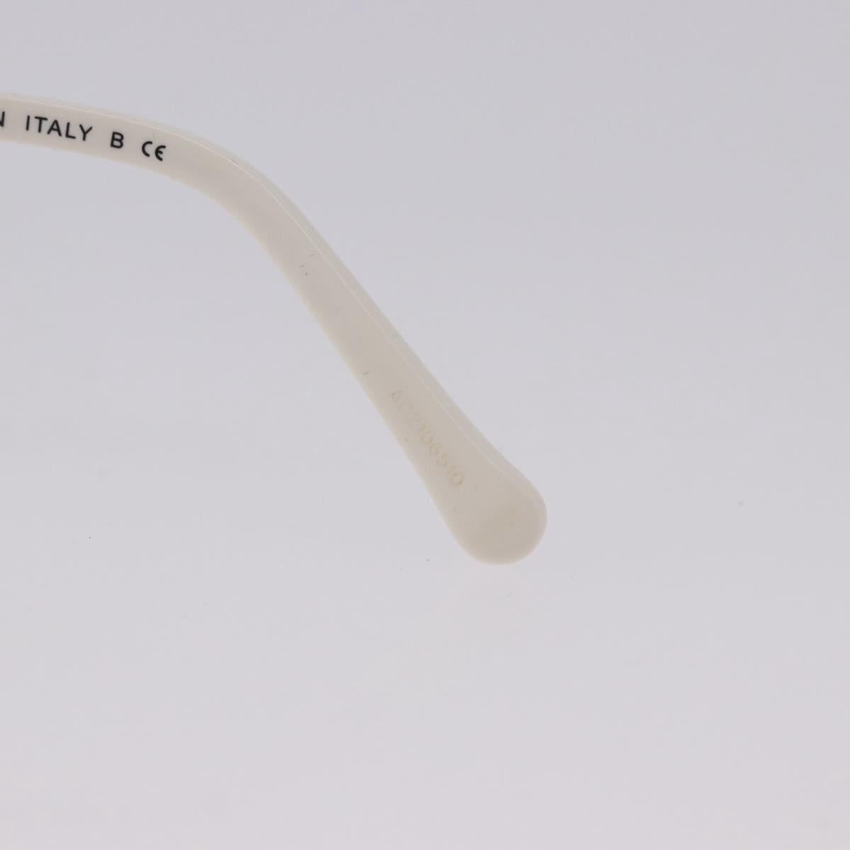 CHANEL Sunglasses plastic White CC Auth ka5239