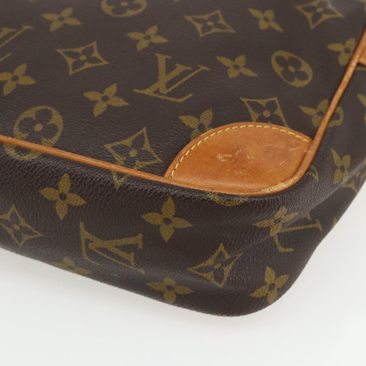 LOUIS VUITTON Monogram Compiegne 28 Clutch Bag M51845 LV Auth ka526