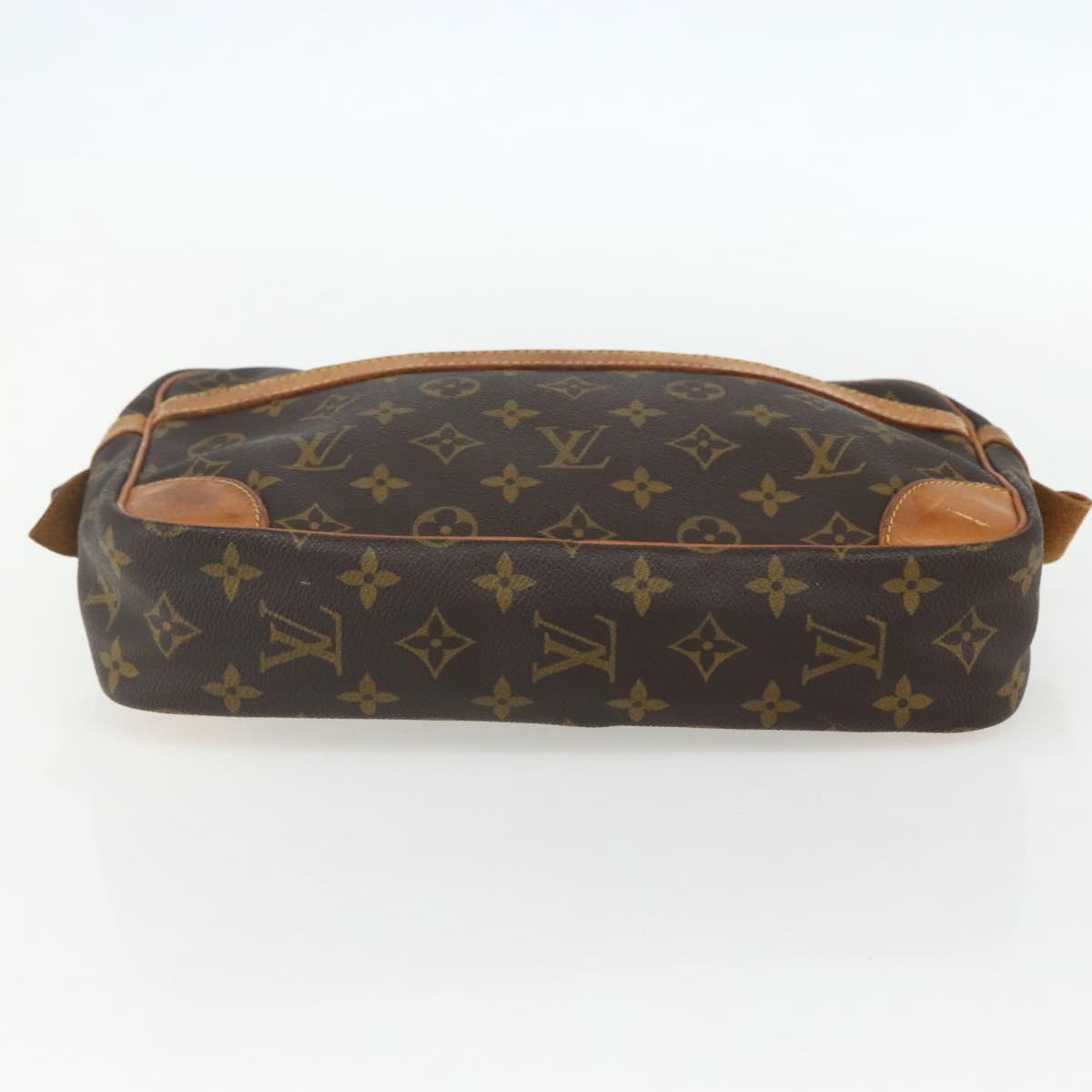 LOUIS VUITTON Monogram Compiegne 28 Clutch Bag M51845 LV Auth ka526