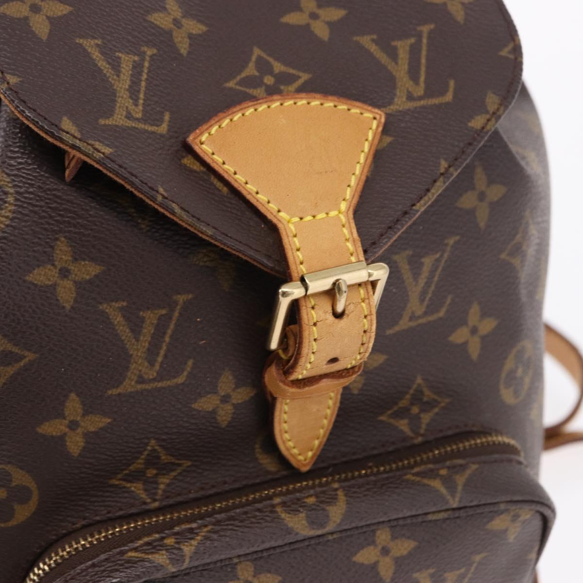 LOUIS VUITTON Monogram Montsouris MM Backpack M51136 LV Auth ka5260