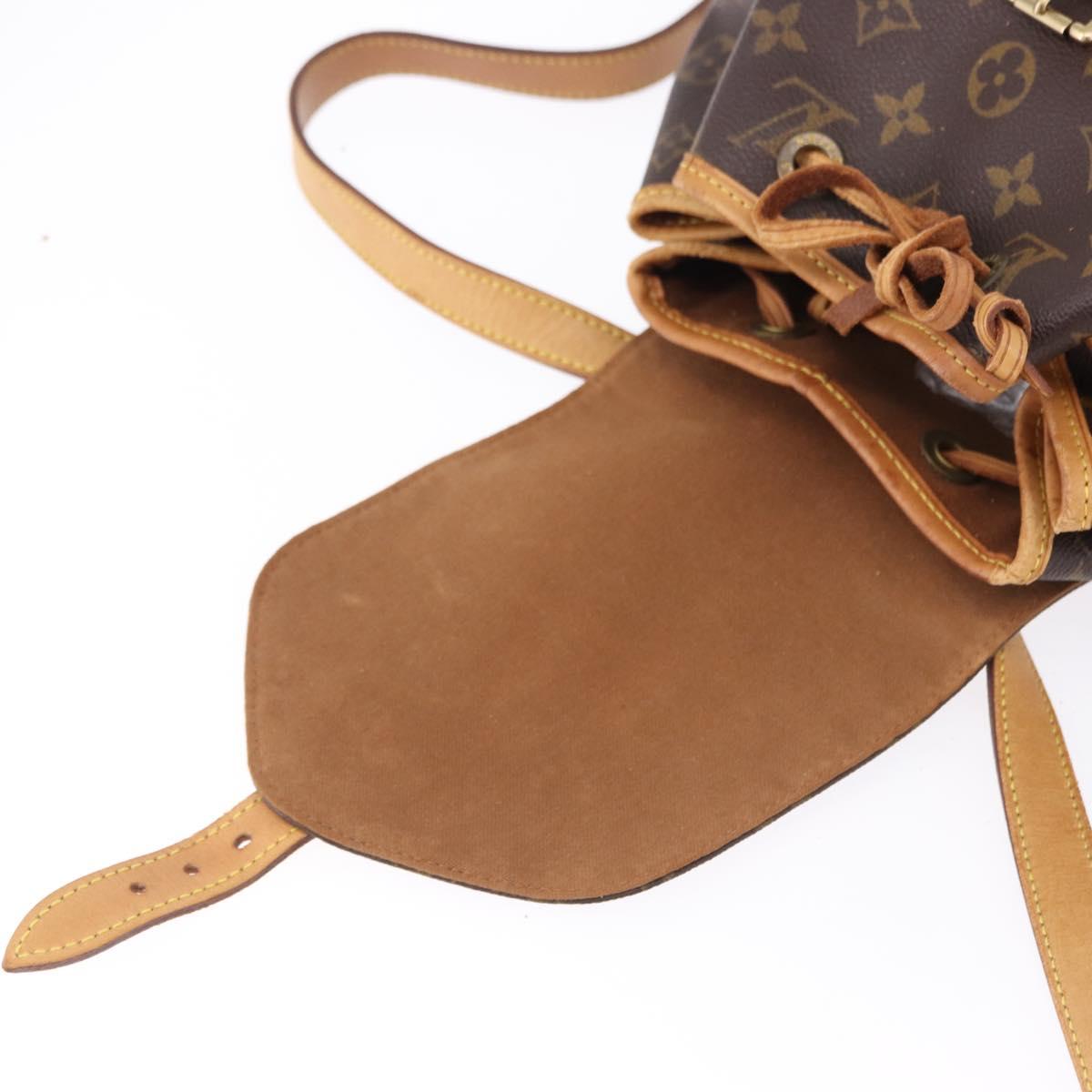 LOUIS VUITTON Monogram Montsouris MM Backpack M51136 LV Auth ka5260