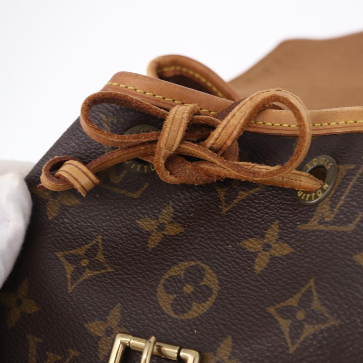 LOUIS VUITTON Monogram Montsouris MM Backpack M51136 LV Auth ka5260