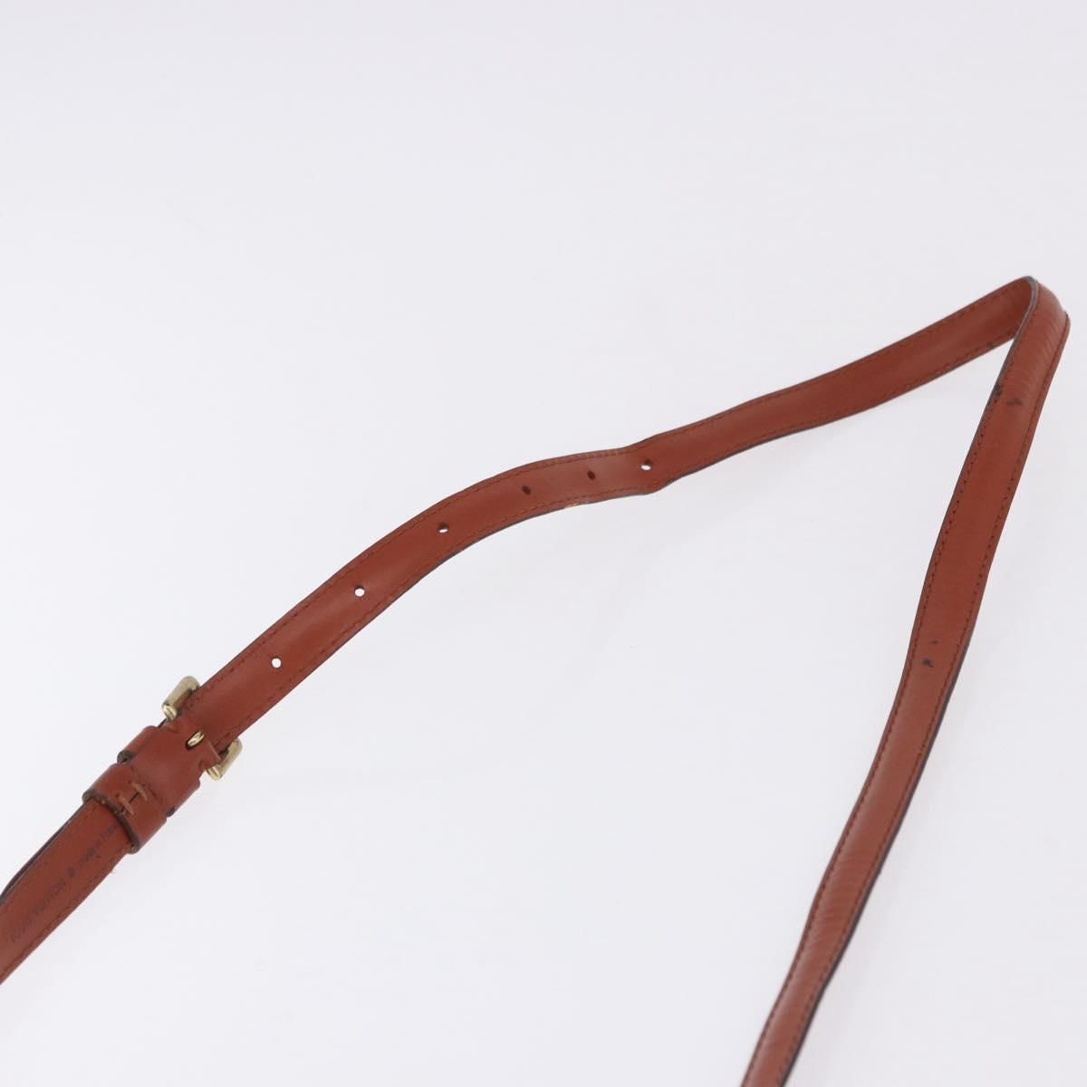 LOUIS VUITTON Epi Monceau 28 Hand Bag Brown M52123 LV Auth ka5261