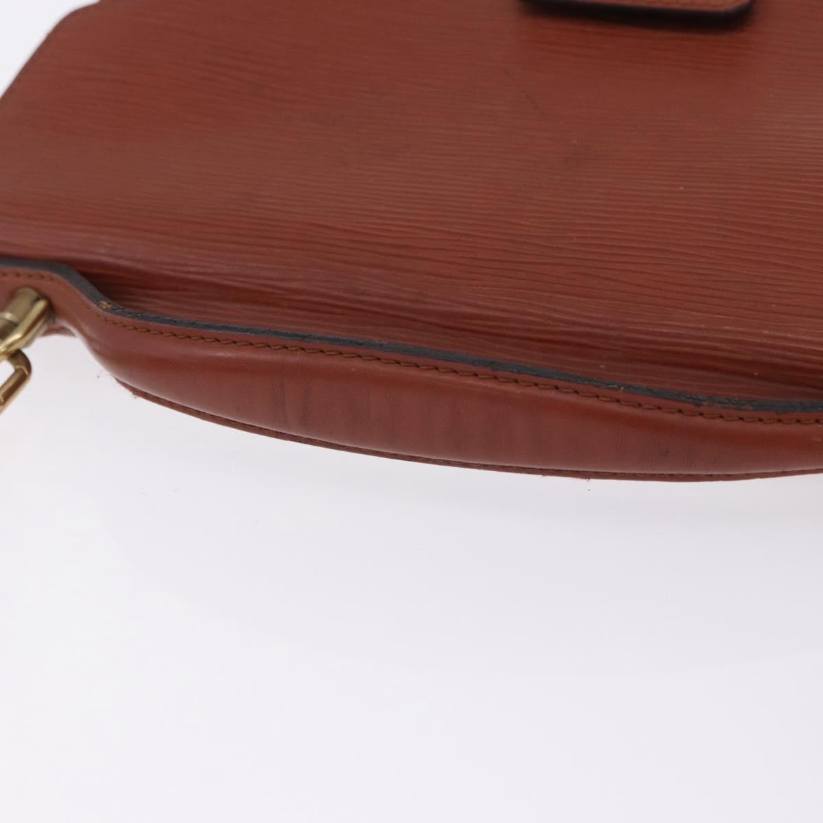 LOUIS VUITTON Epi Monceau 28 Hand Bag Brown M52123 LV Auth ka5261