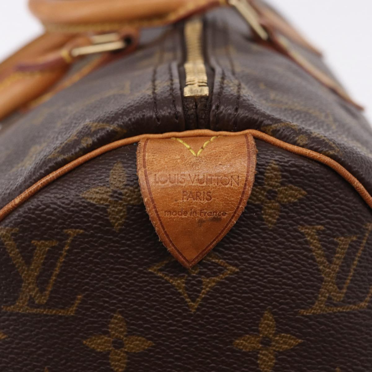LOUIS VUITTON Monogram Speedy 40 Hand Bag M41522 LV Auth ka5274A