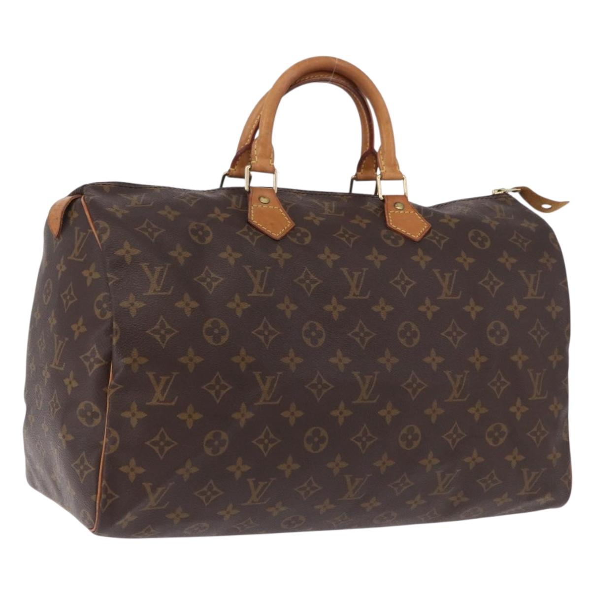 LOUIS VUITTON Monogram Speedy 40 Hand Bag M41522 LV Auth ka5274A