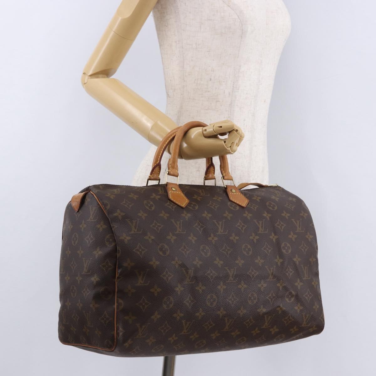 LOUIS VUITTON Monogram Speedy 40 Hand Bag M41522 LV Auth ka5274A