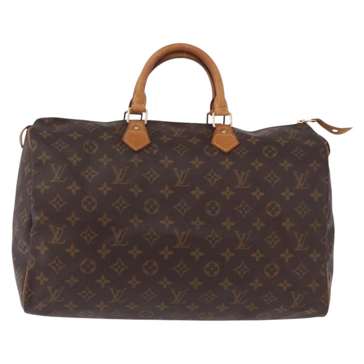 LOUIS VUITTON Monogram Speedy 40 Hand Bag M41522 LV Auth ka5274A