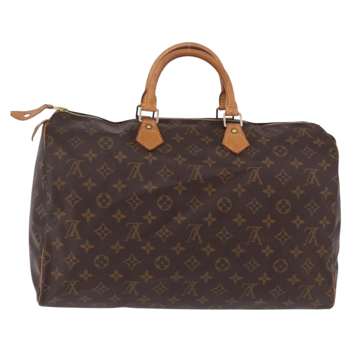 LOUIS VUITTON Monogram Speedy 40 Hand Bag M41522 LV Auth ka5274A