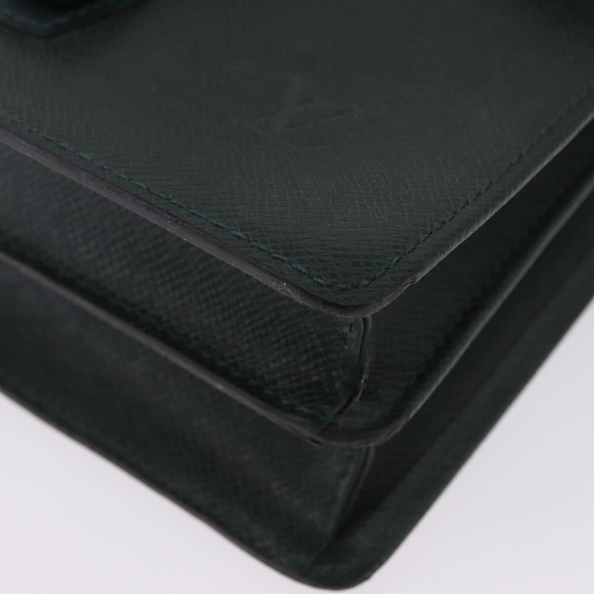LOUIS VUITTON Taiga Tashkent Business Bag Epicea M30084 LV Auth ka5278