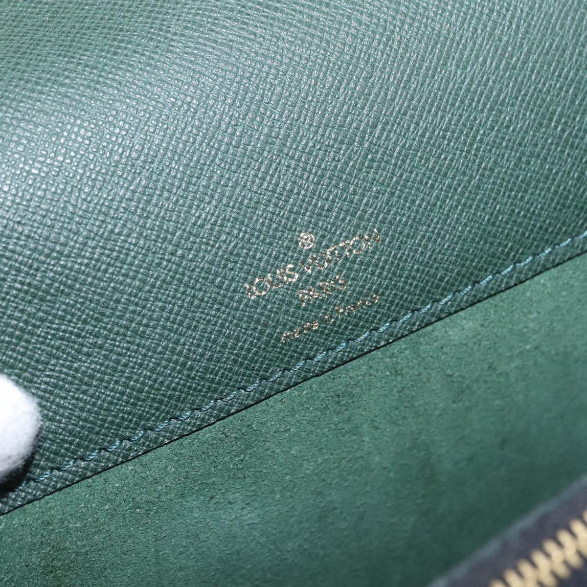 LOUIS VUITTON Taiga Tashkent Business Bag Epicea M30084 LV Auth ka5278