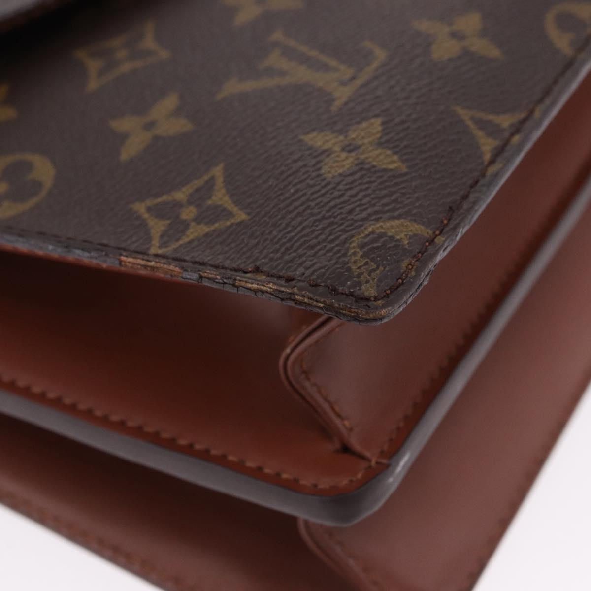 LOUIS VUITTON Monogram Concorde Hand Bag M51190 LV Auth ka5280