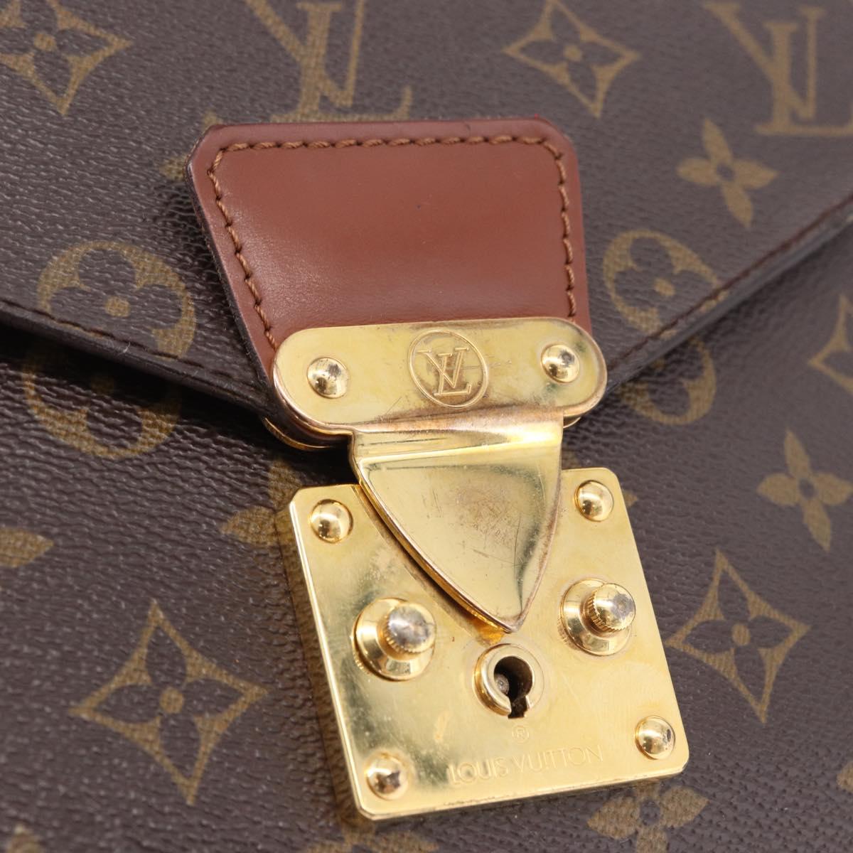 LOUIS VUITTON Monogram Concorde Hand Bag M51190 LV Auth ka5280