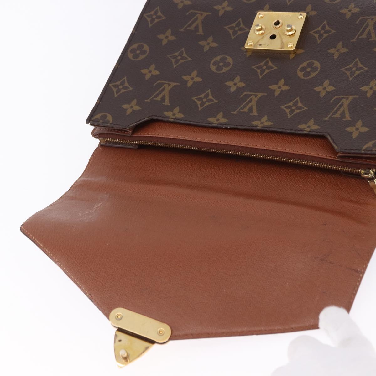 LOUIS VUITTON Monogram Concorde Hand Bag M51190 LV Auth ka5280