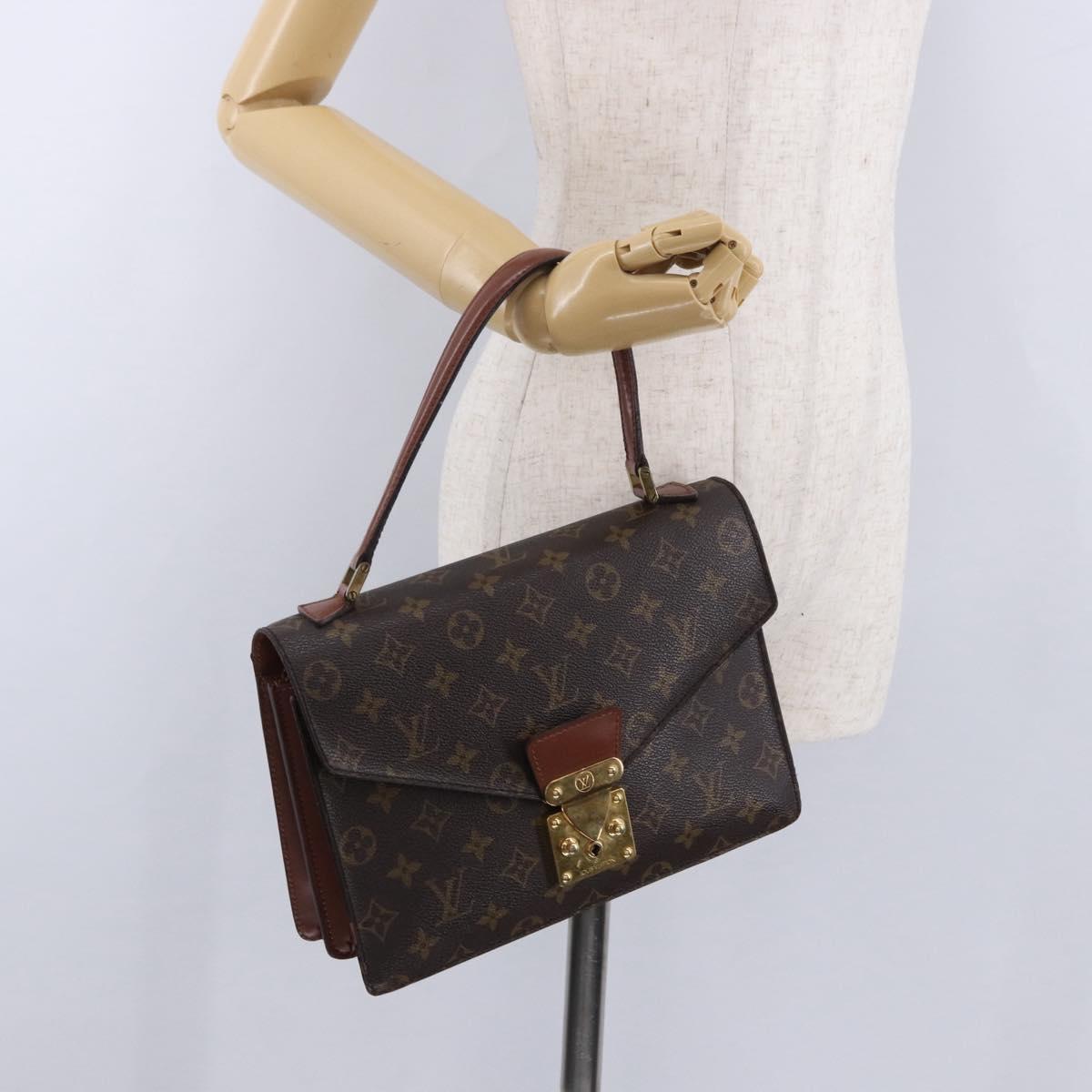 LOUIS VUITTON Monogram Concorde Hand Bag M51190 LV Auth ka5280