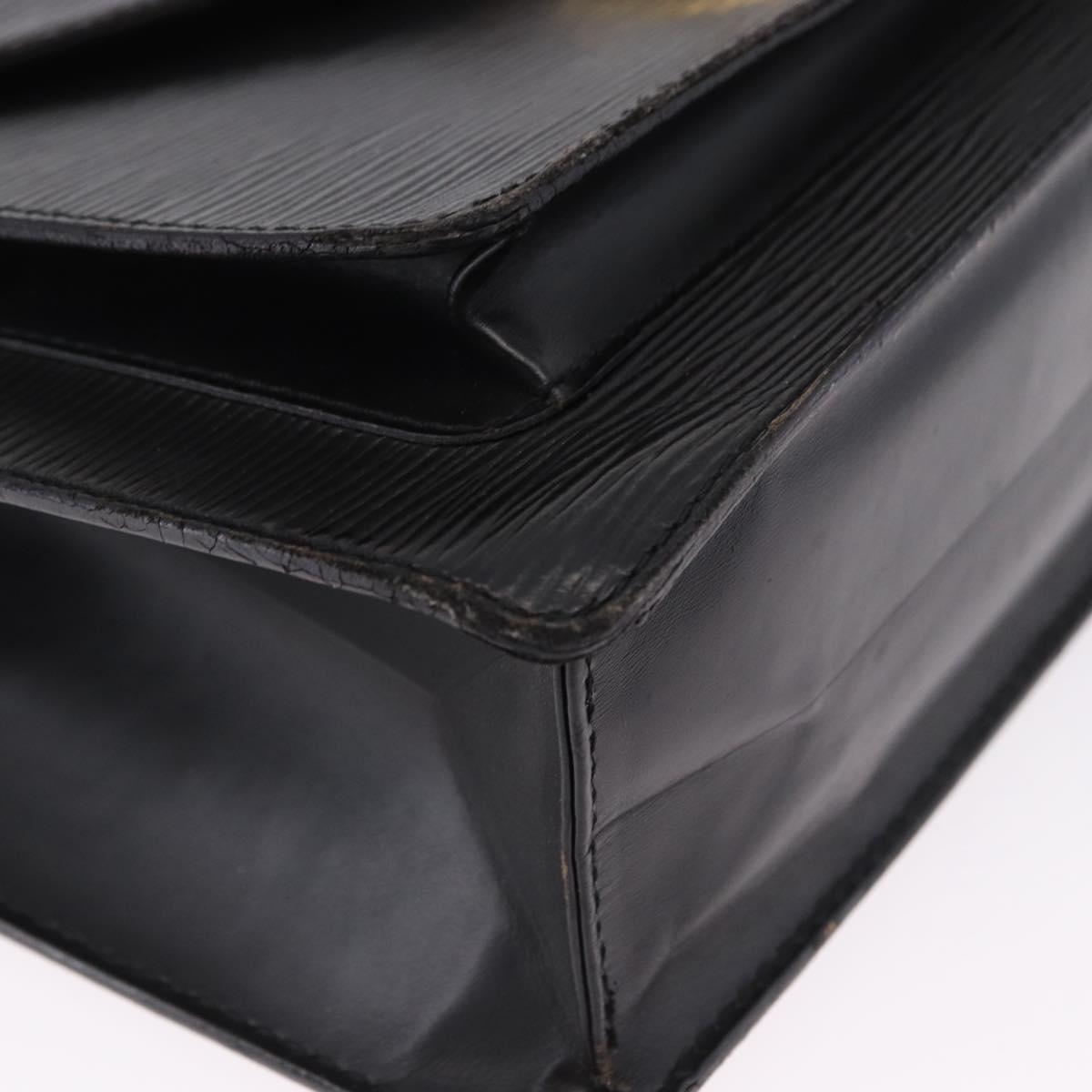 LOUIS VUITTON Epi Monceau 28 Hand Bag Black M52122 LV Auth ka5284