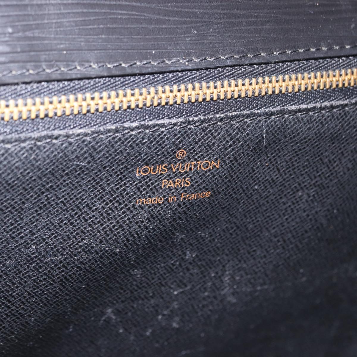 LOUIS VUITTON Epi Monceau 28 Hand Bag Black M52122 LV Auth ka5284