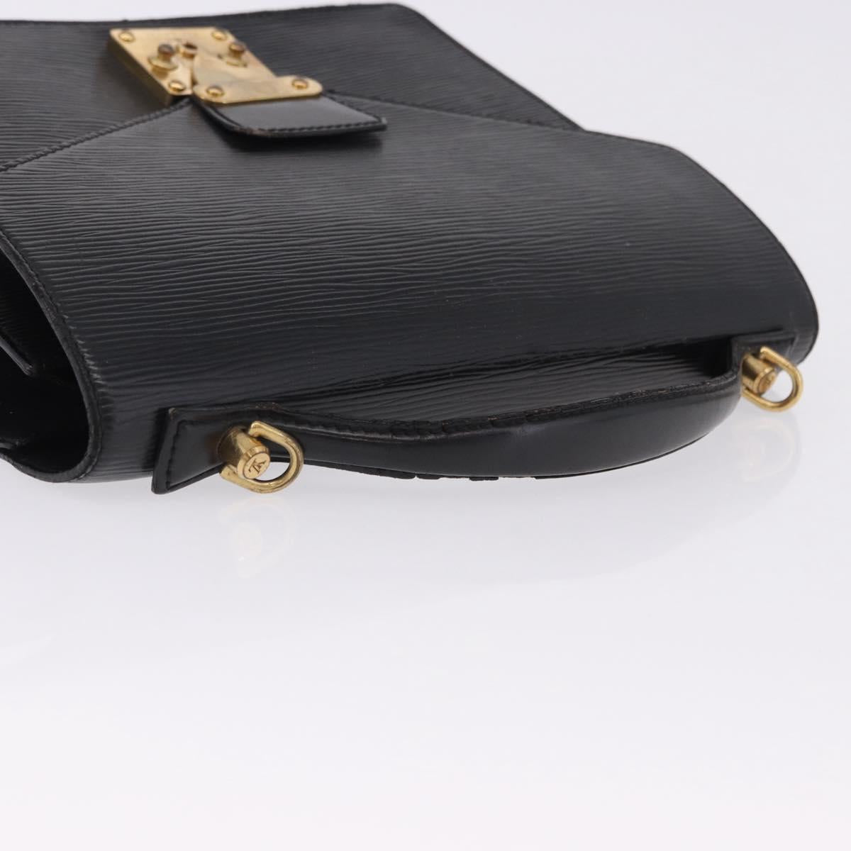 LOUIS VUITTON Epi Monceau 28 Hand Bag Black M52122 LV Auth ka5284