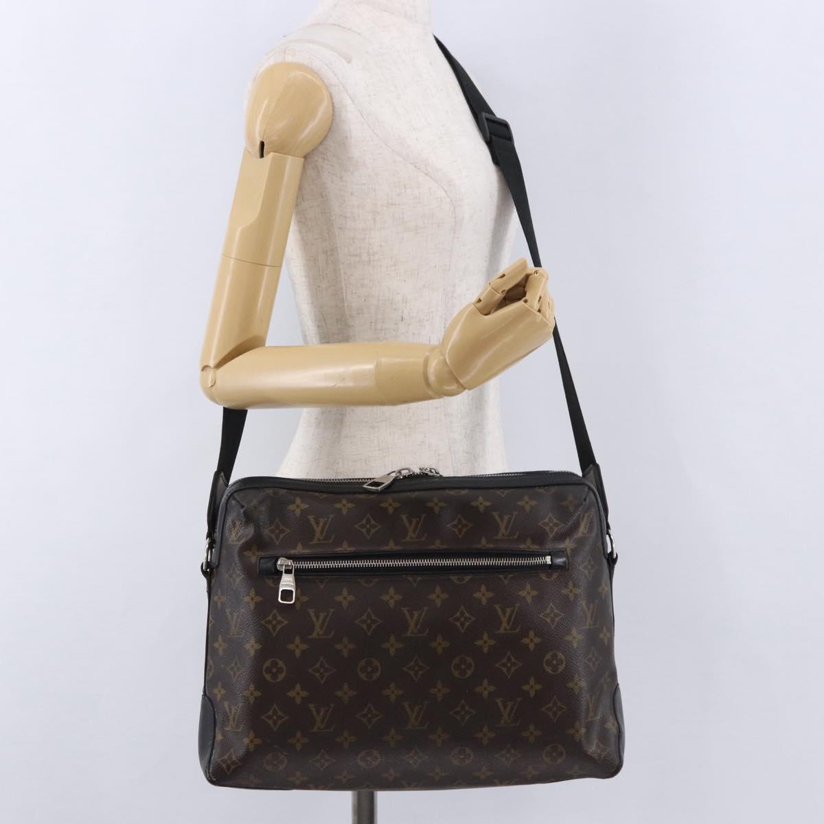 LOUIS VUITTON Monogram Macassar Torres Shoulder Bag M40387 LV Auth ka5293
