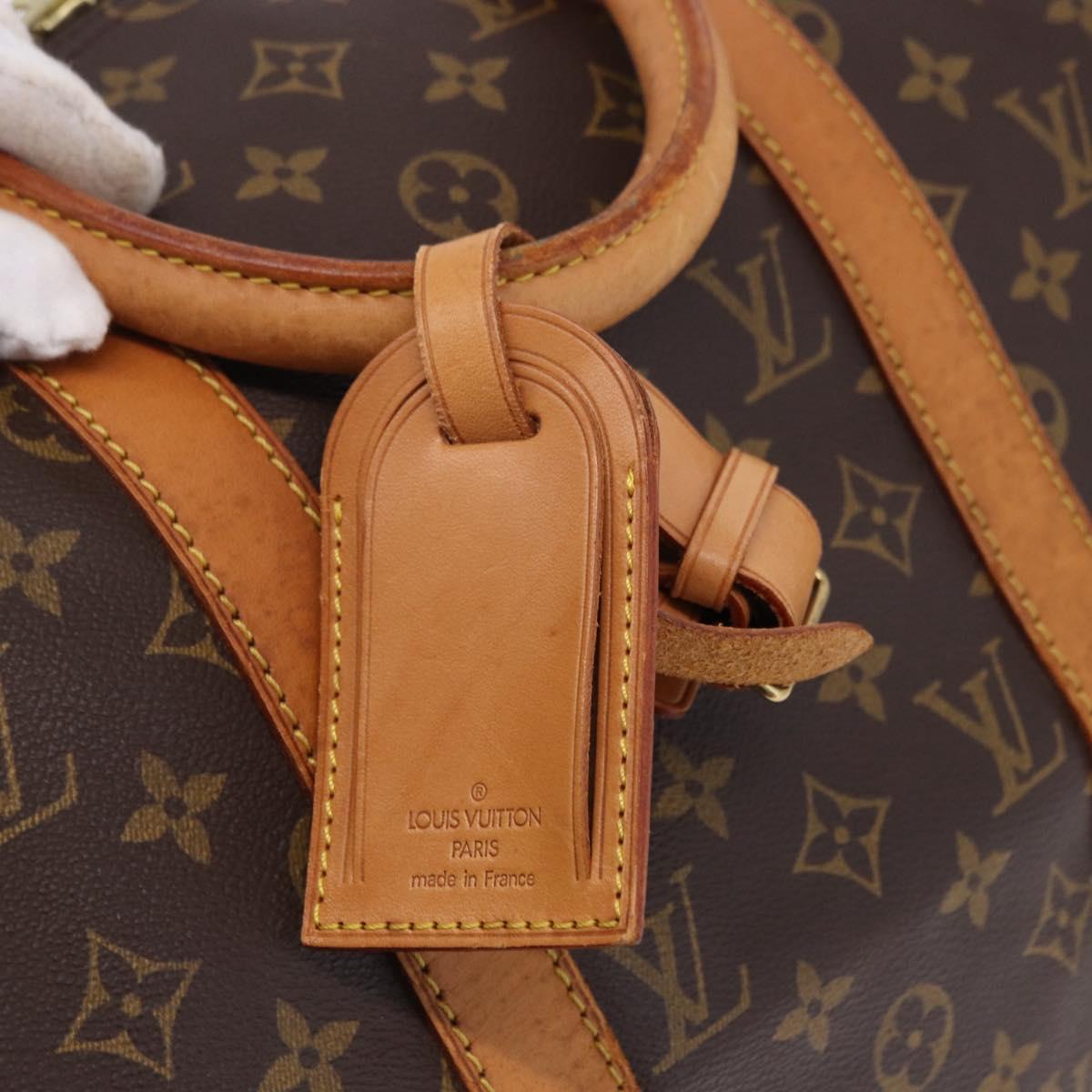 LOUIS VUITTON Monogram Keepall Bandouliere 50 Boston Bag M41416 LV Auth ka5300