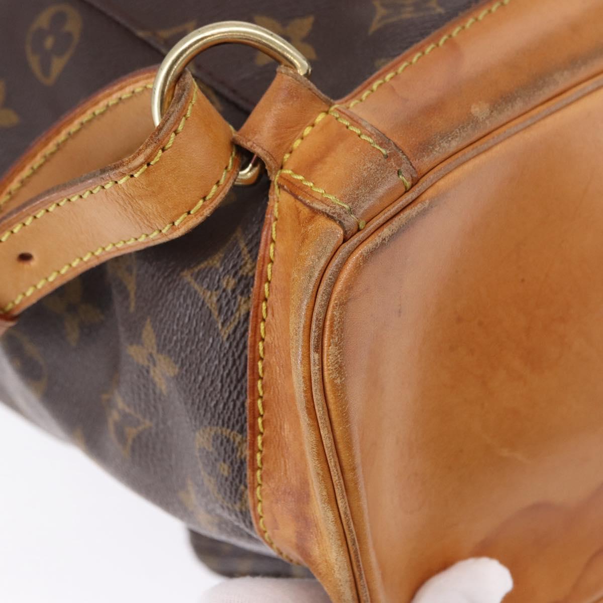 LOUIS VUITTON Monogram Montsouris GM Backpack M51135 LV Auth ka5301