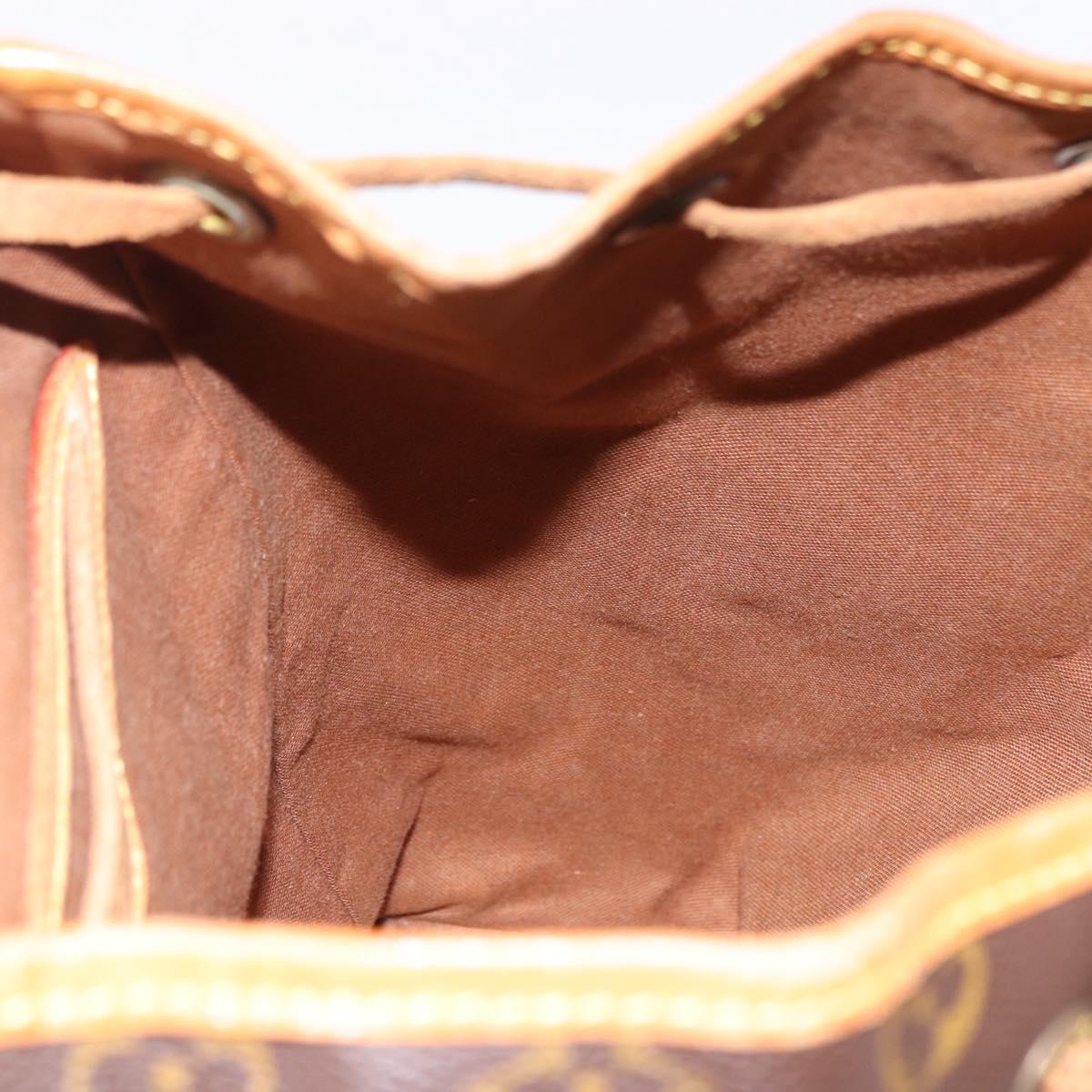 LOUIS VUITTON Monogram Montsouris GM Backpack M51135 LV Auth ka5301