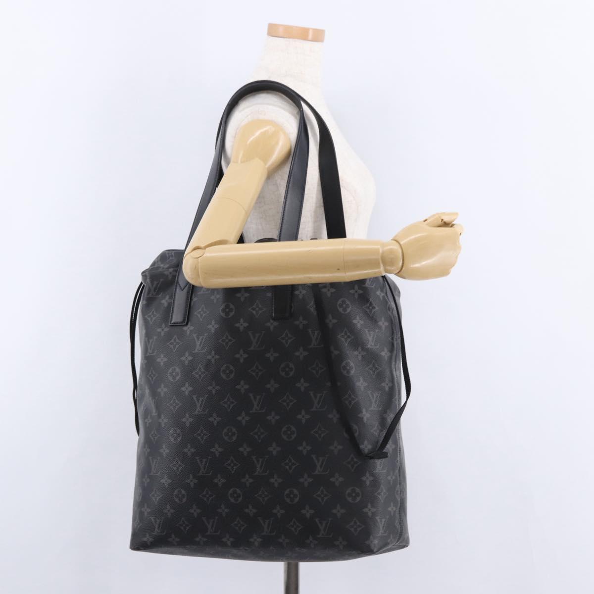 LOUIS VUITTON Monogram Eclipse Cabas light Tote Bag M44228 LV Auth ka5303V