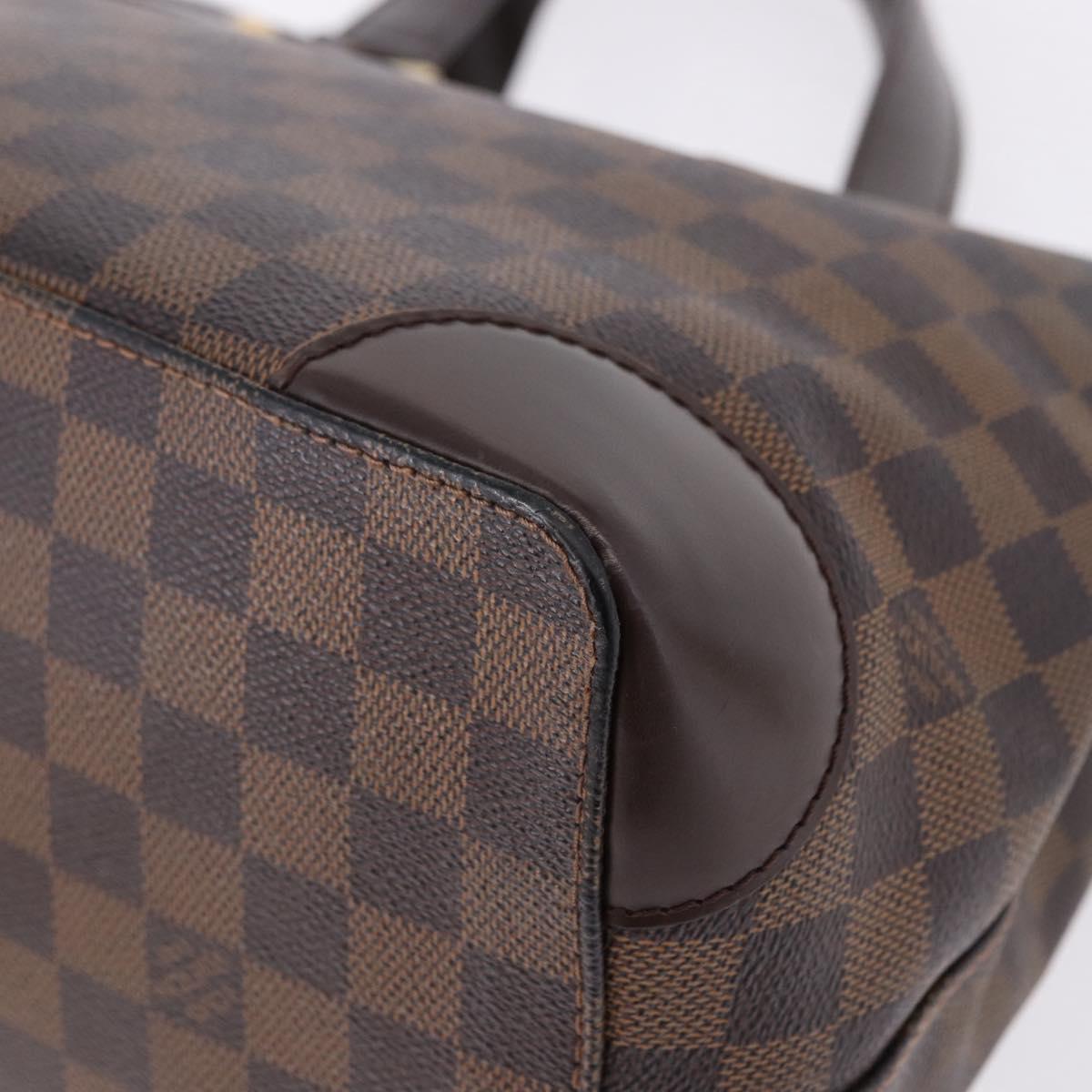 LOUIS VUITTON Damier Ebene Hampstead PM Tote Bag N51205 LV Auth ka5307