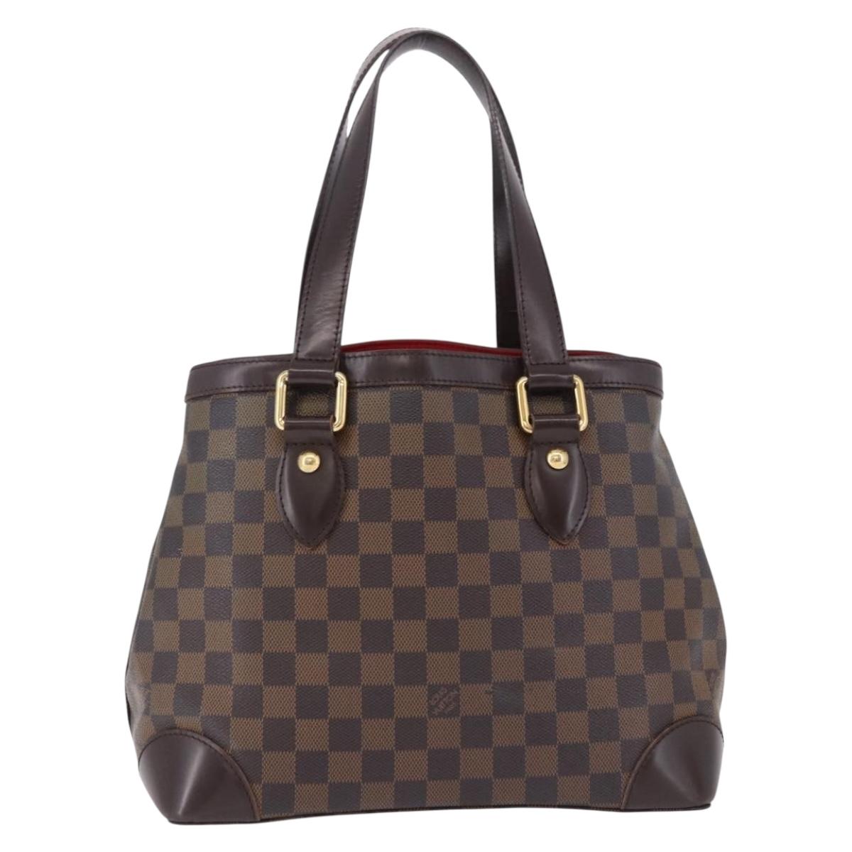 LOUIS VUITTON Damier Ebene Hampstead PM Tote Bag N51205 LV Auth ka5307
