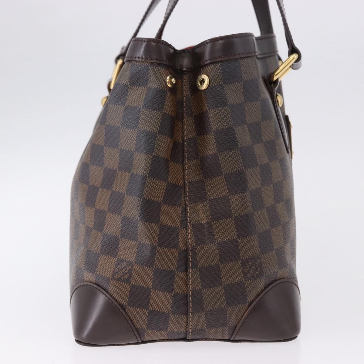 LOUIS VUITTON Damier Ebene Hampstead PM Tote Bag N51205 LV Auth ka5307