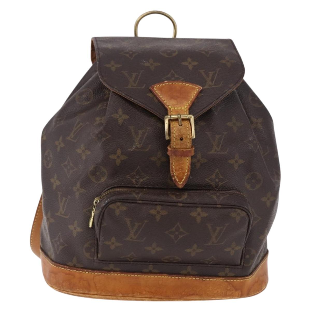 LOUIS VUITTON Monogram Montsouris PM Backpack M51137 LV Auth ka5308
