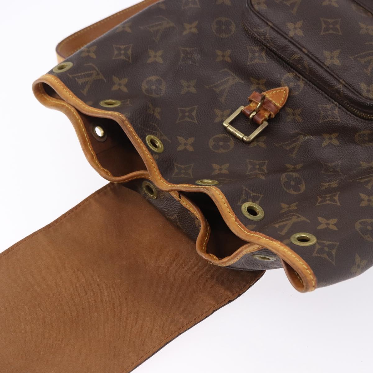 LOUIS VUITTON Monogram Montsouris PM Backpack M51137 LV Auth ka5308