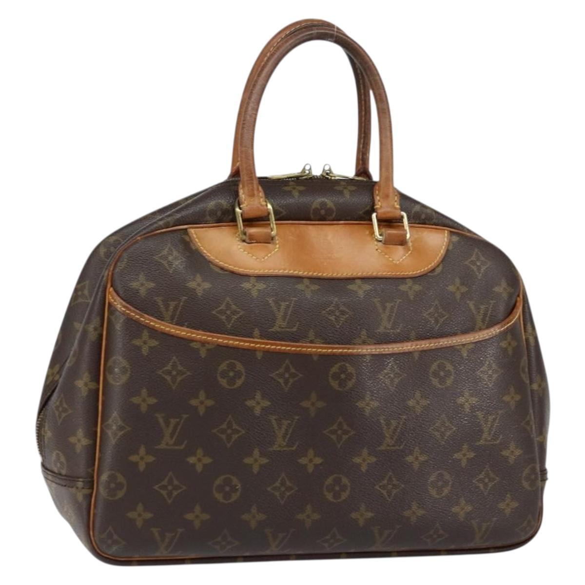LOUIS VUITTON Monogram Deauville Hand Bag M47270 LV Auth ka531