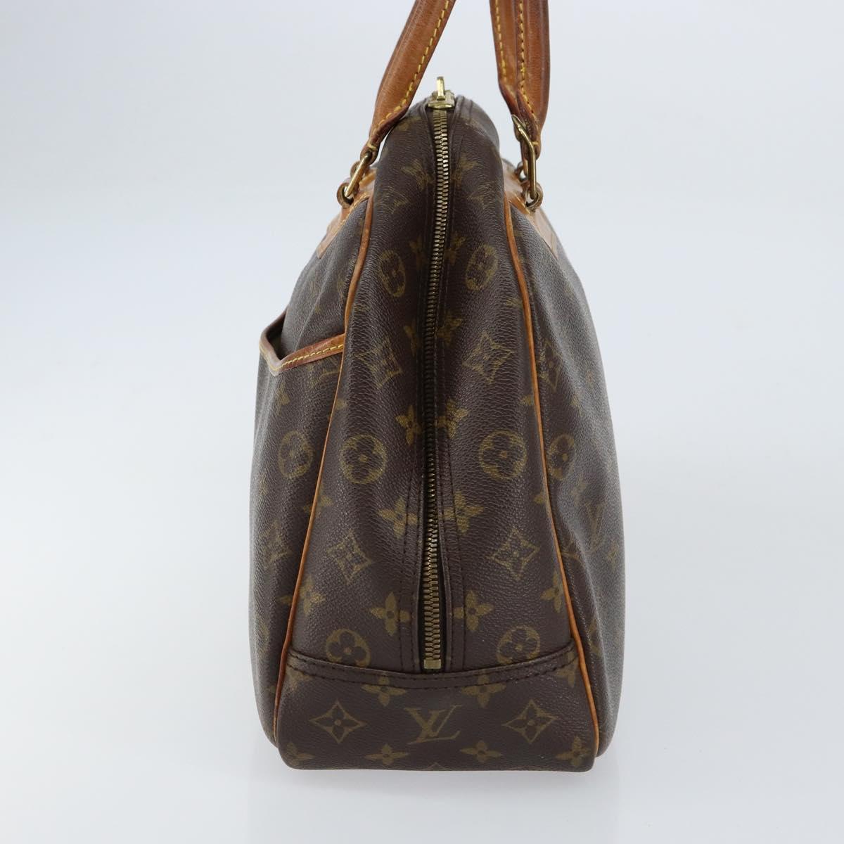 LOUIS VUITTON Monogram Deauville Hand Bag M47270 LV Auth ka531