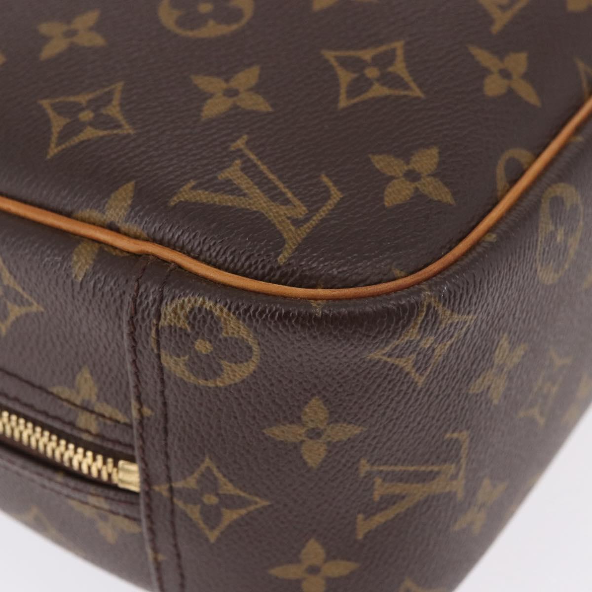 LOUIS VUITTON Monogram Trouville Hand Bag M42228 LV Auth ka5311