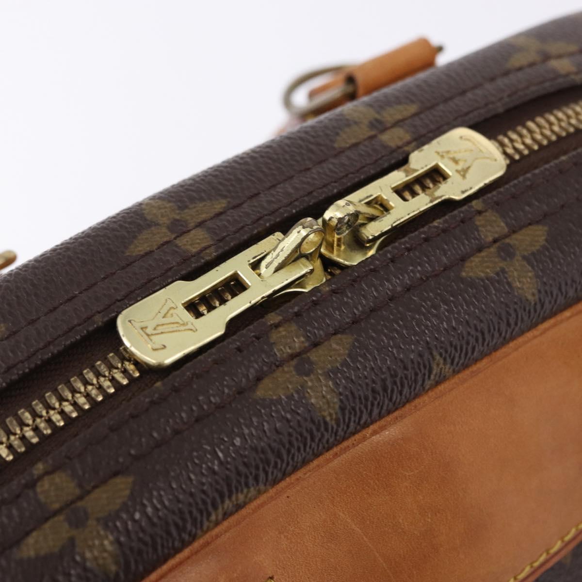 LOUIS VUITTON Monogram Trouville Hand Bag M42228 LV Auth ka5311