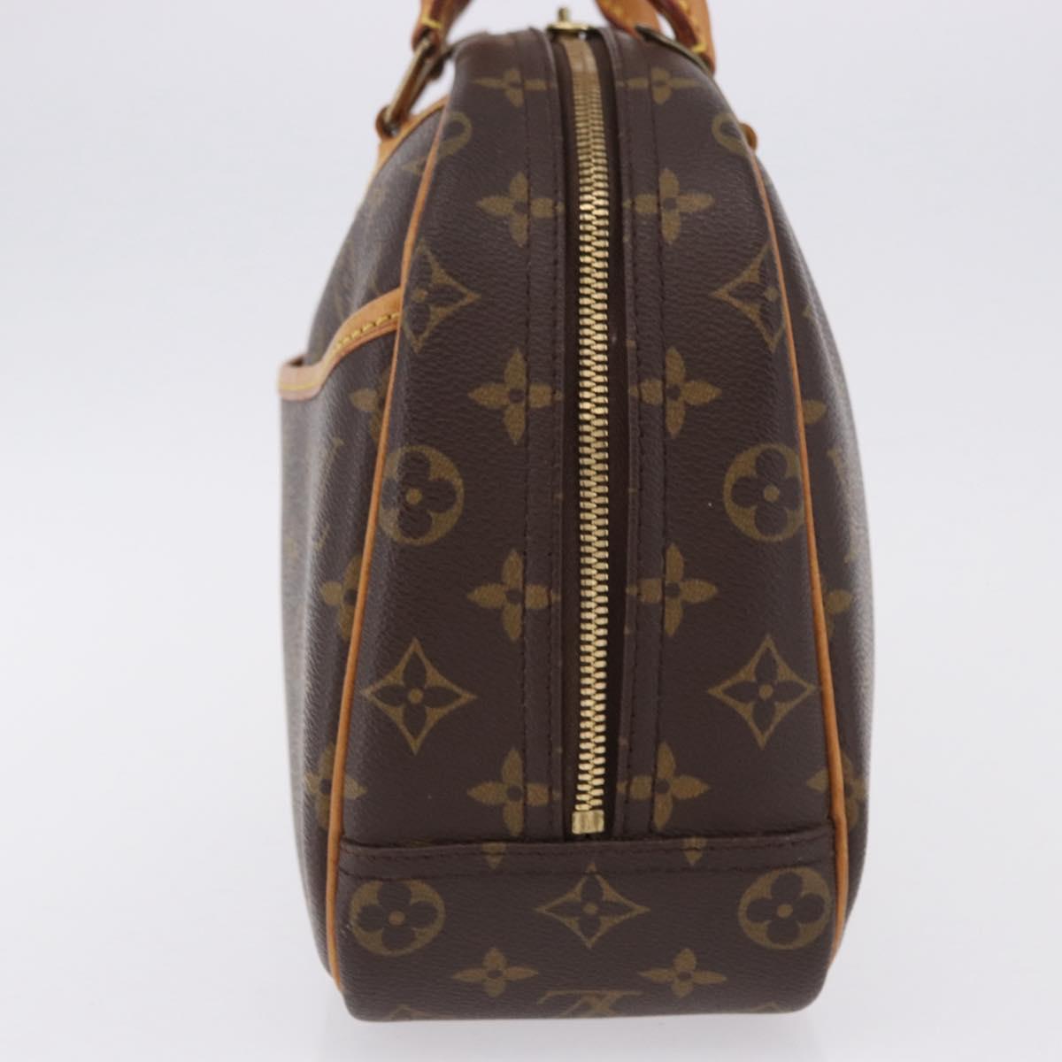 LOUIS VUITTON Monogram Trouville Hand Bag M42228 LV Auth ka5311