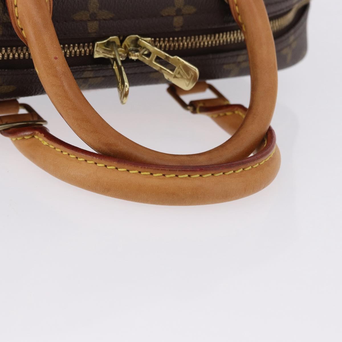 LOUIS VUITTON Monogram Trouville Hand Bag M42228 LV Auth ka5311