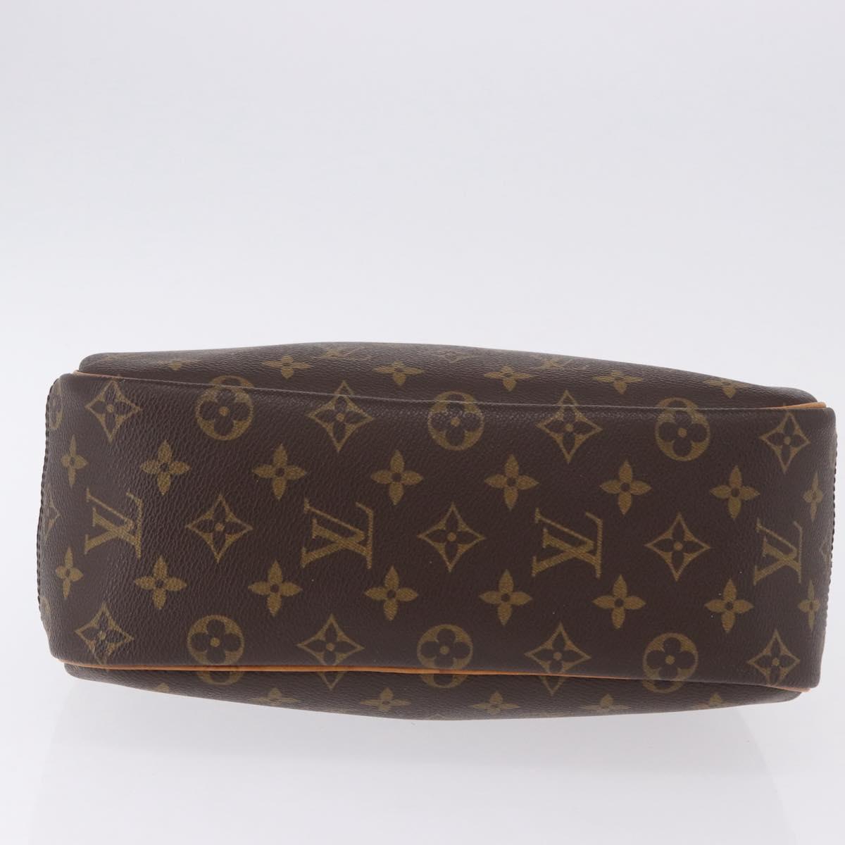 LOUIS VUITTON Monogram Trouville Hand Bag M42228 LV Auth ka5311