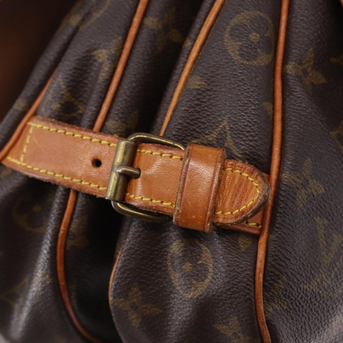 LOUIS VUITTON Monogram Saumur 30 Shoulder Bag M42256 LV Auth ka5313