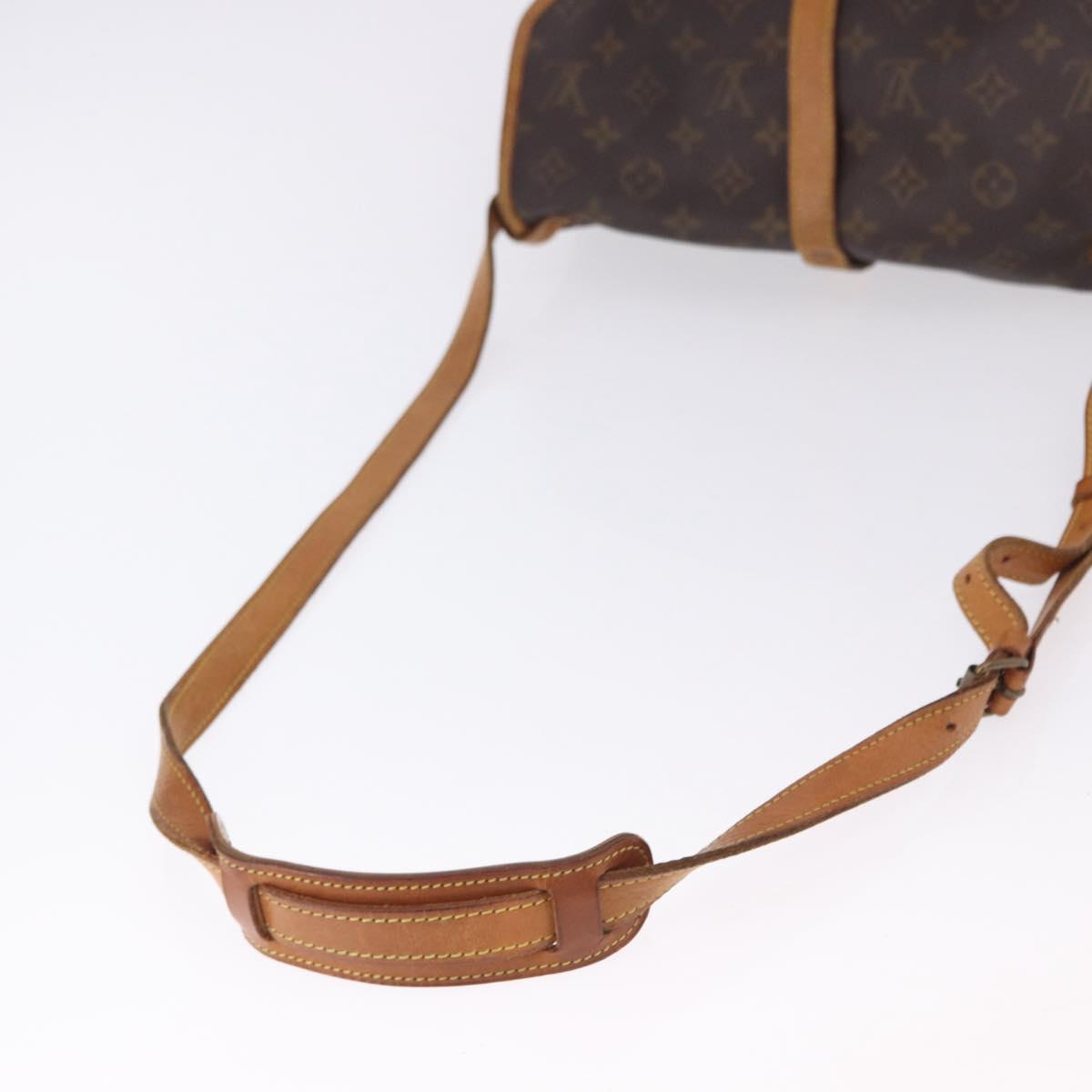 LOUIS VUITTON Monogram Saumur 30 Shoulder Bag M42256 LV Auth ka5313