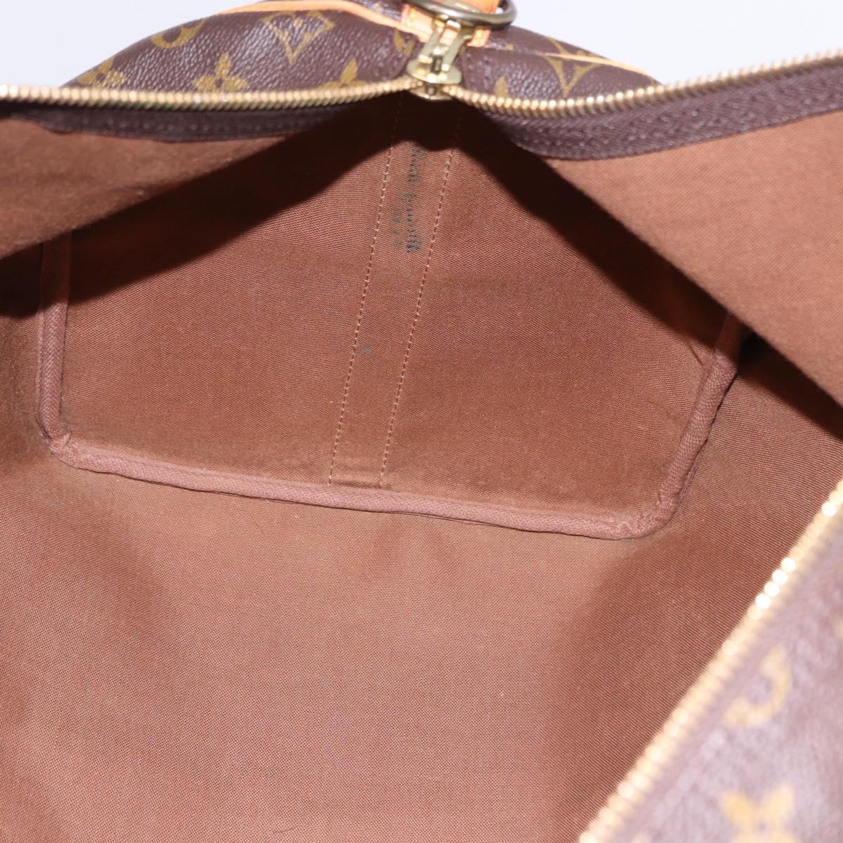 LOUIS VUITTON Monogram Keepall Bandouliere55 Boston Bag M41414 LV Auth ka5319