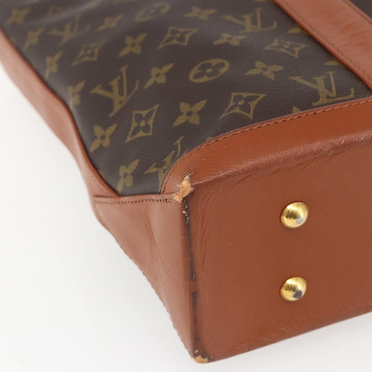 LOUIS VUITTON Monogram Sac Weekend PM Hand Bag M42425 LV Auth ka532
