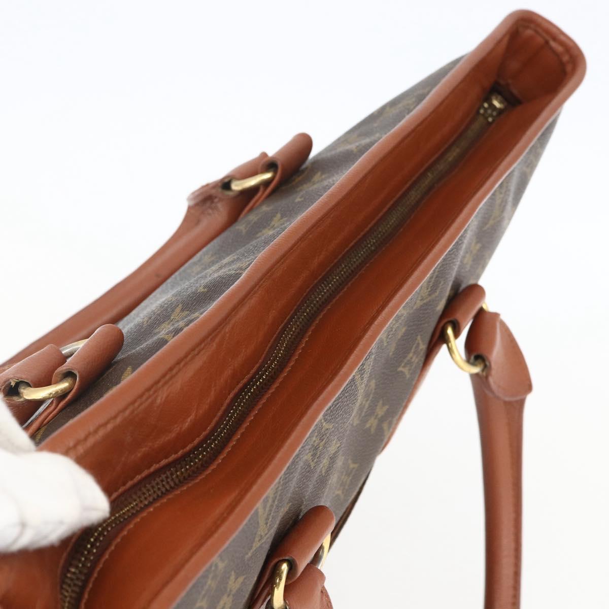 LOUIS VUITTON Monogram Sac Weekend PM Hand Bag M42425 LV Auth ka532