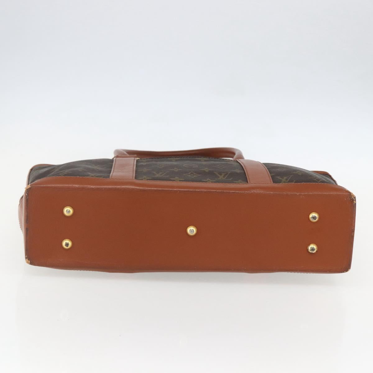 LOUIS VUITTON Monogram Sac Weekend PM Hand Bag M42425 LV Auth ka532