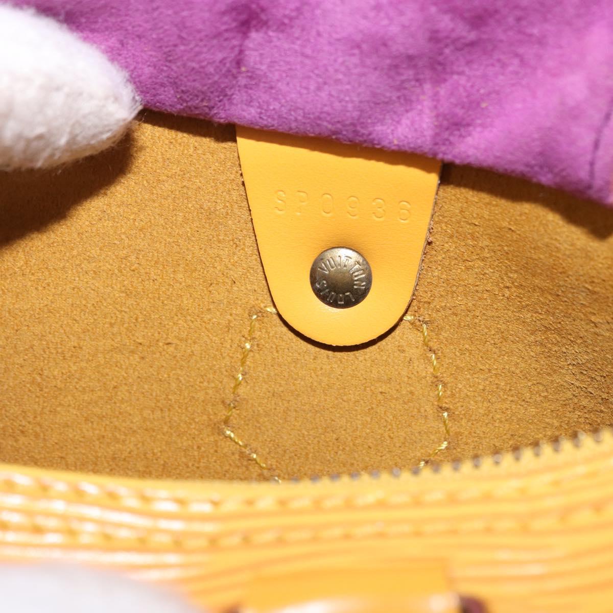 LOUIS VUITTON Epi Speedy 25 Hand Bag Tassili Yellow M43019 LV Auth ka5321A