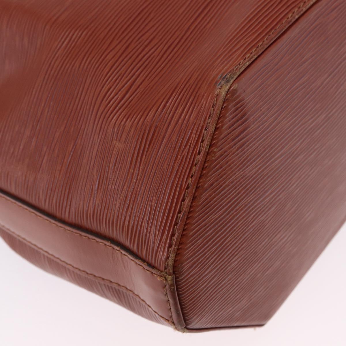 LOUIS VUITTON Epi Sac Depaule GM Shoulder Bag Brown M80193 LV Auth ka5322