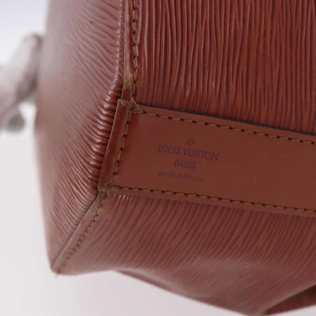 LOUIS VUITTON Epi Sac Depaule GM Shoulder Bag Brown M80193 LV Auth ka5322
